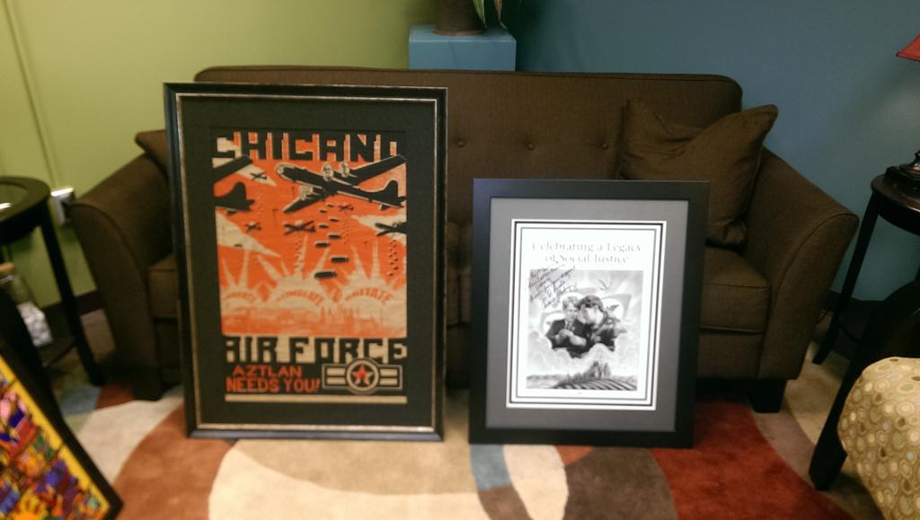 VT_CCC's tweet photo. TY @dxmedinavidal ! Prints are framed & beautiful! We'll hang them in #vtmcc! #HispanicHeritage #LatinoLegacy http://t.co/PRCXK70eZm