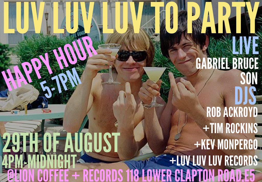 New monthly party at #LionCoffeeRecords hosted by <a href="/luvluvluvlondon/">Luv Luv Luv Records</a> &amp; <a href="/MaireadLuv/">Mairead Hayden</a>!
