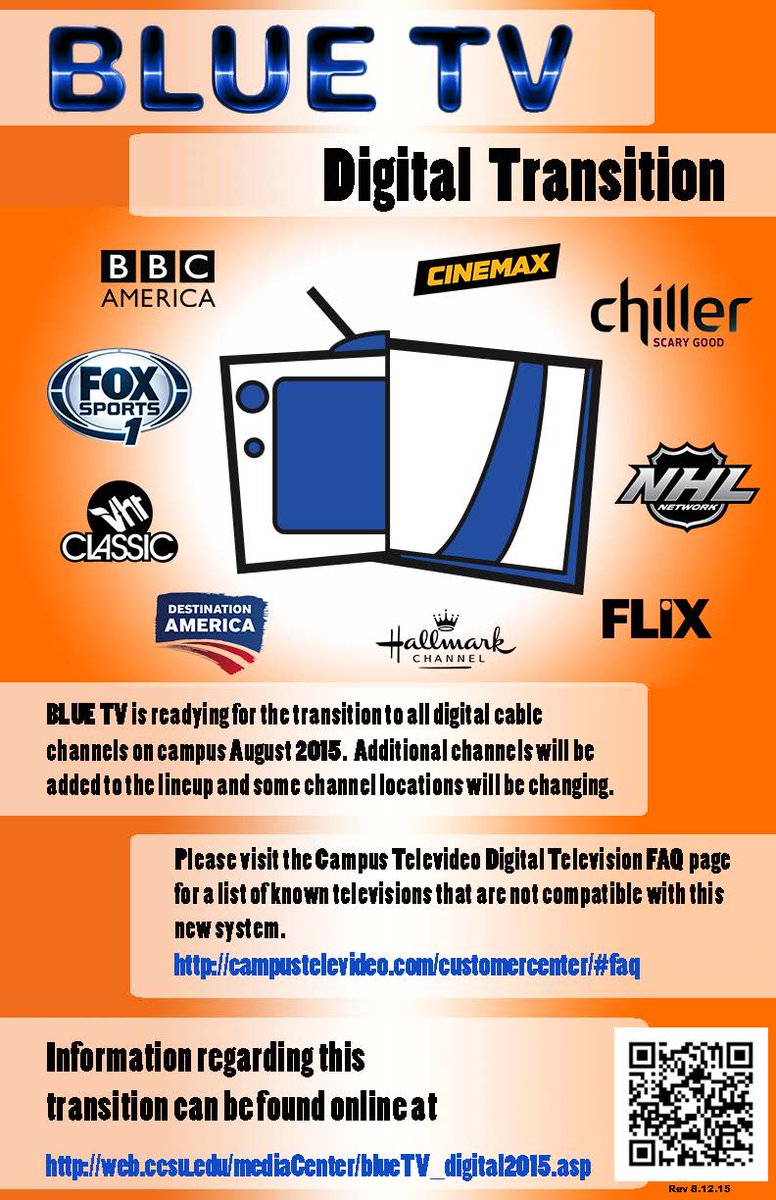 @ccsureslife Enjoying some of the new channels? Have you seen the program guide on 73.1? #ccsu #ccsutv #cableupgrade