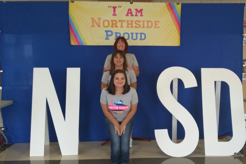 HGMS_GutierrezP's tweet photo. We are Northside proud! @ericadrew14 @PoblanoV @NISD #HGMSSTAFF #HGMSMATH #NISDCONVO2015 http://t.co/H6MwG8ZbcB