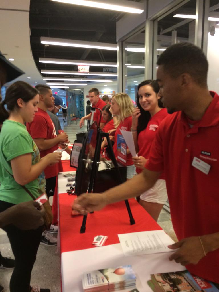 WolfpackOne1's tweet image. Come see us at Campus Connections!