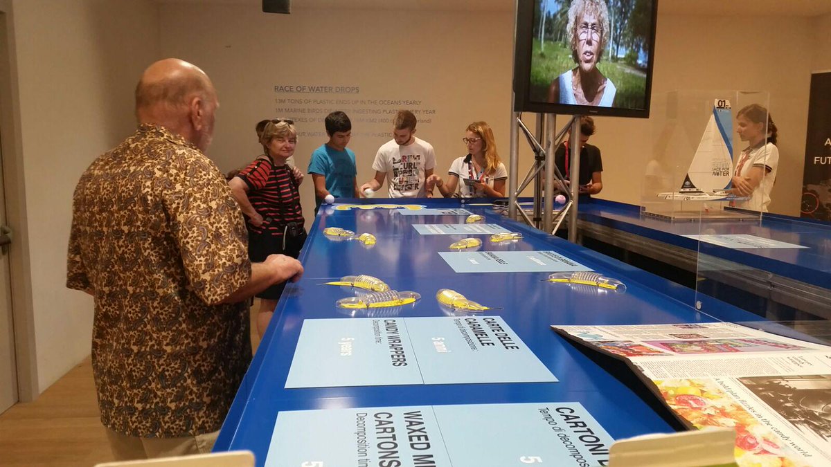 RaceForWater's tweet image. 1st day at #EXPO2015 Raising awareness about water pollution with the Water Drop Race! #RaceforWater @Swiss_Pavilion