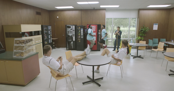 theScore's tweet photo. VIDEOS: Peyton and Eli Manning make kids work for their Gatorade in series of hilarious ads. http://t.co/ARq3G5SWnM http://t.co/UG7Eyl7GAX