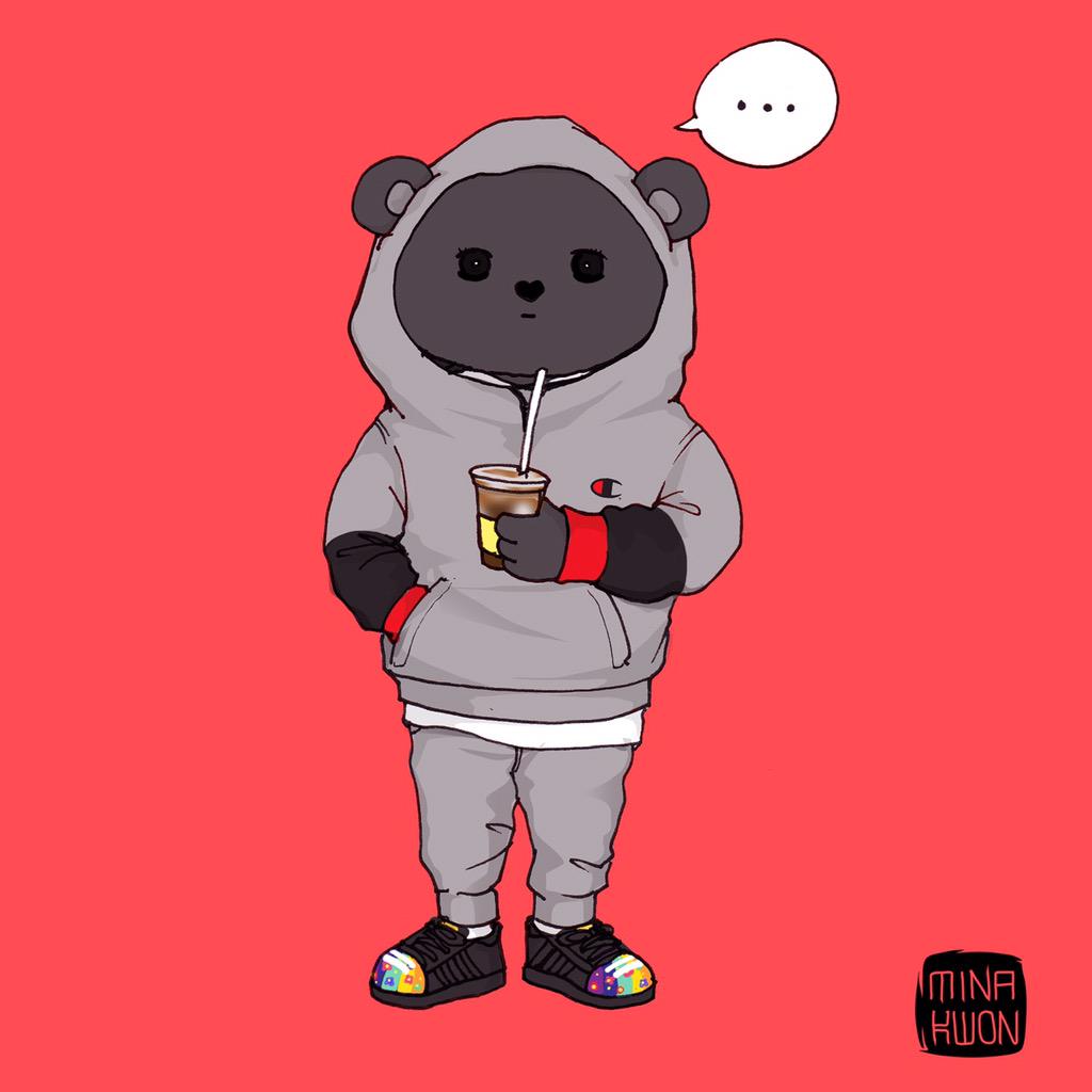 MINAKWON's tweet photo. Thugy's mood #thugy #minakwonart http://t.co/4fgKHvMkMe