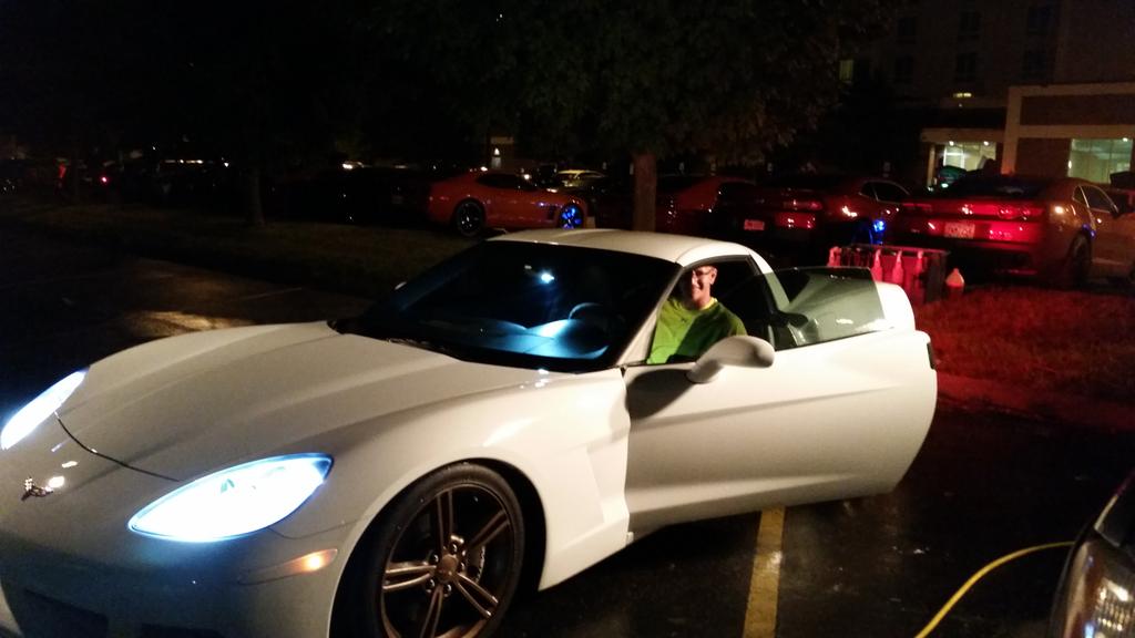 MorrisAutDetail's tweet image. Our owner Matt Morris getting to detail his favorite car! You can see how happy he is! @Camaro5 #camarofest #bgky