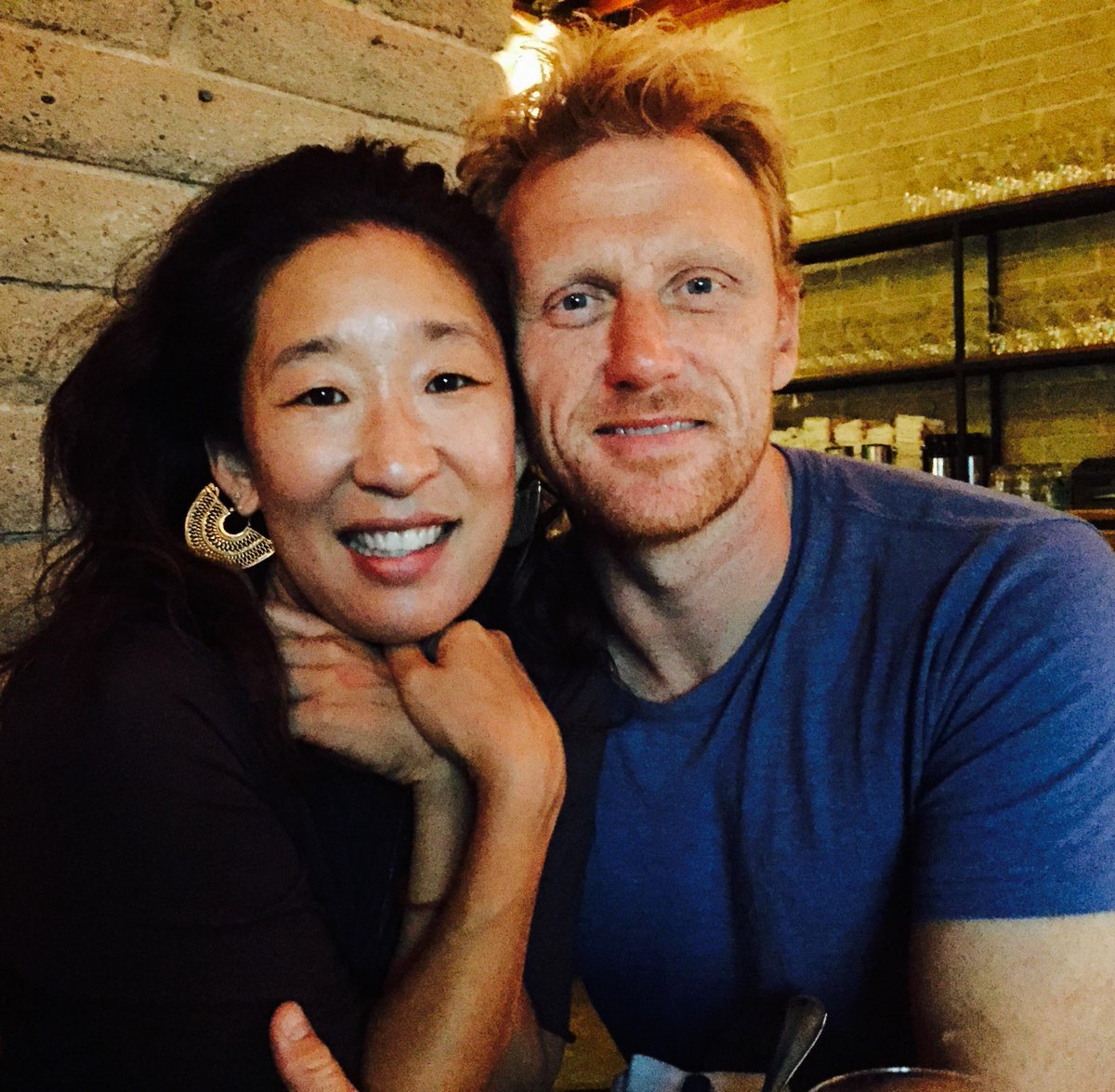 sandra oh and family