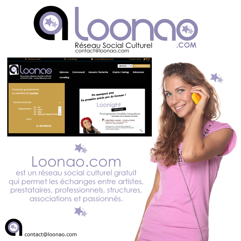 LoonaoCom's tweet photo. Connaissez-vous le nouveau réseau social culturel et artistique @LoonaoCom http://t.co/iZDoiPNyhk  @Figaro_Culture http://t.co/BYVD4YXrPC