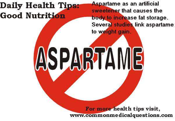 commonmedical's tweet photo. #dailyhealthtips Aspartame can slow down metabolism and can lead to more fat storage and weight gain #healthyliving http://t.co/4tL7dR5JHa
