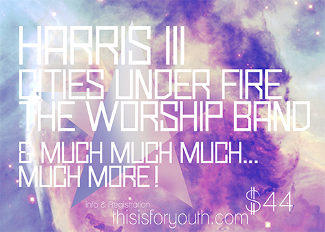 thisisforyouth's tweet photo. OMNI is two months away. Here's the lineup: @HarrisIII, @CitiesUnderFire, The Worship Band and much much more! http://t.co/CQ7Mf9jNtH
