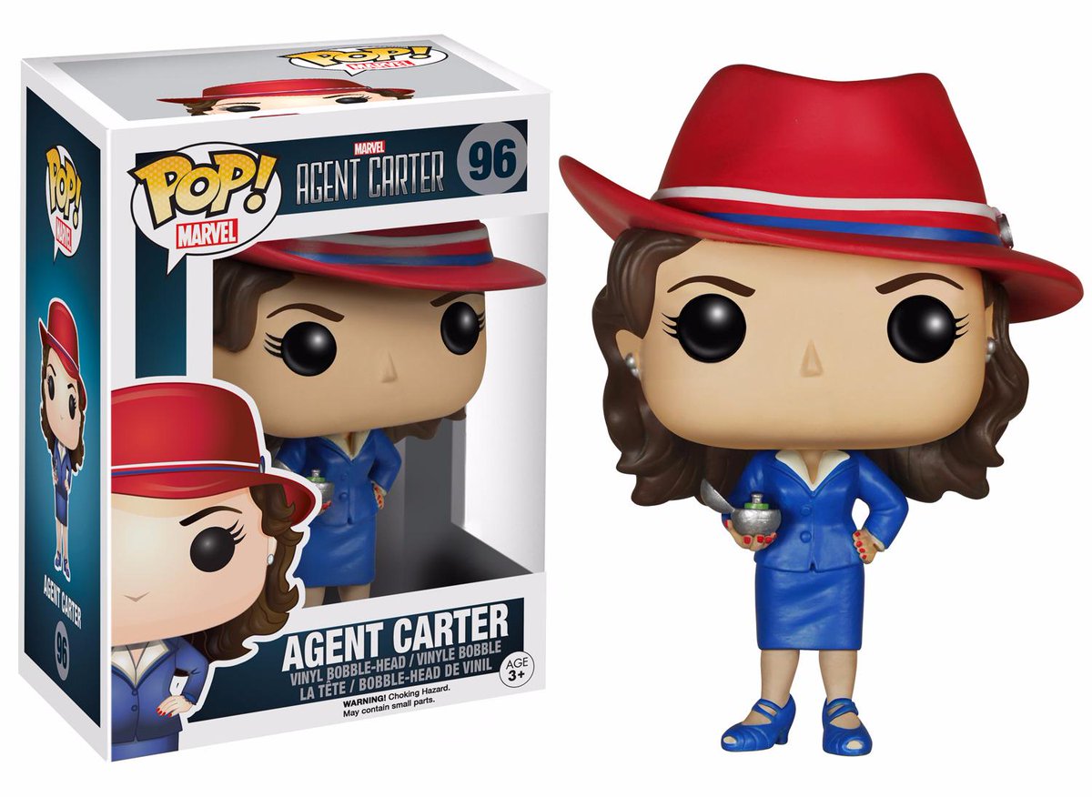 RT &amp; follow for a chance to win this Agent Carter Pop! Everyone loves Peggy. She'll knock you into the Thames!