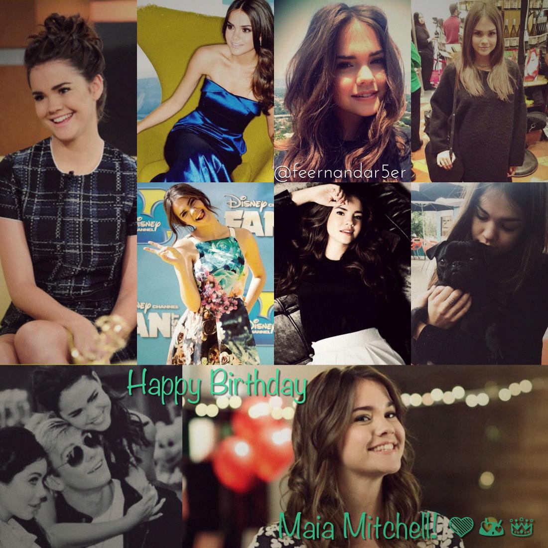 Happy Birthday Maia Mitchell!!! I LOVE YOU SO MUCH GIRL!!! You are my role model      