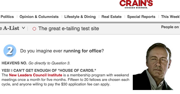 RachelHoge's tweet photo. Check out @NLC getting a mention in @CrainsChicago article on business clubs for ambitious millennials! #nlcchicago http://t.co/beRvW5Lg7f