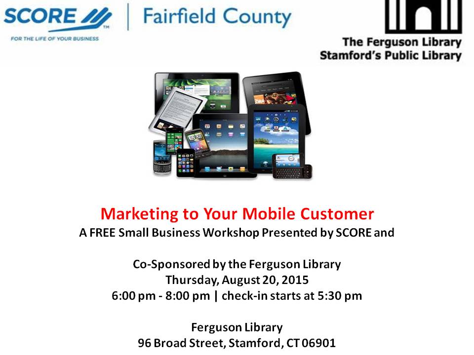 Join us for another important SCORE Fairfield County workshop this Thursday Aug 20 walk-ins welcome! <a href="/SCOREnorwalkCT/">SCOREFairfieldCounty</a>