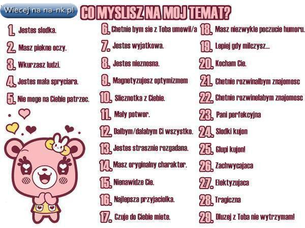 PezzOlga's tweet photo. napiszcie co myślicie o mnie http://t.co/tPH9sBL5Ks