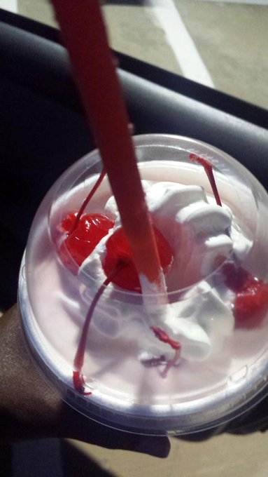 Mmmm cherry strawberry shake.  Why did they give me so many cherries? http://t.co/p2NREwFSXJ<a href="/tag/manyvids"class="tags"><span>#manyvids</span></a><a href="/tag/mvsales"class="tags"><span>#mvsales</span></a>