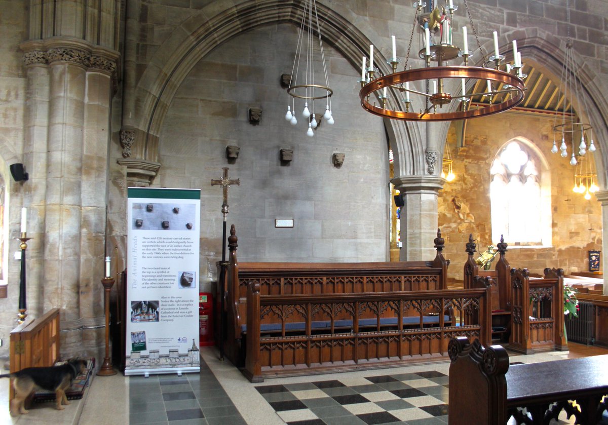 BolsoverParishC's tweet photo. Banner 2 #12thcentury corbels http://t.co/ZiyJ17IK0W