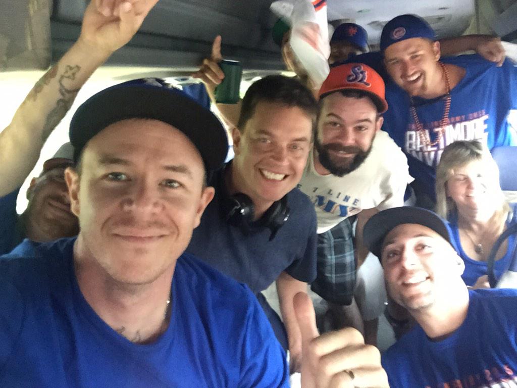 The 7 Line (@the7line) on Twitter photo About an hour and a half to go. #BaltimoreInvasion <a href="/RallyBus/">Rally</a> <a href="/JimBreuer/">Jim Breuer</a> <a href="/boynamedshoe/">lester gomez</a> <a href="/Mets/">New York Mets</a> About an hour and a half to go. #BaltimoreInvasion <a href="/RallyBus/">Rally</a> <a href="/JimBreuer/">Jim Breuer</a> <a href="/boynamedshoe/">lester gomez</a> <a href="/Mets/">New York Mets</a>