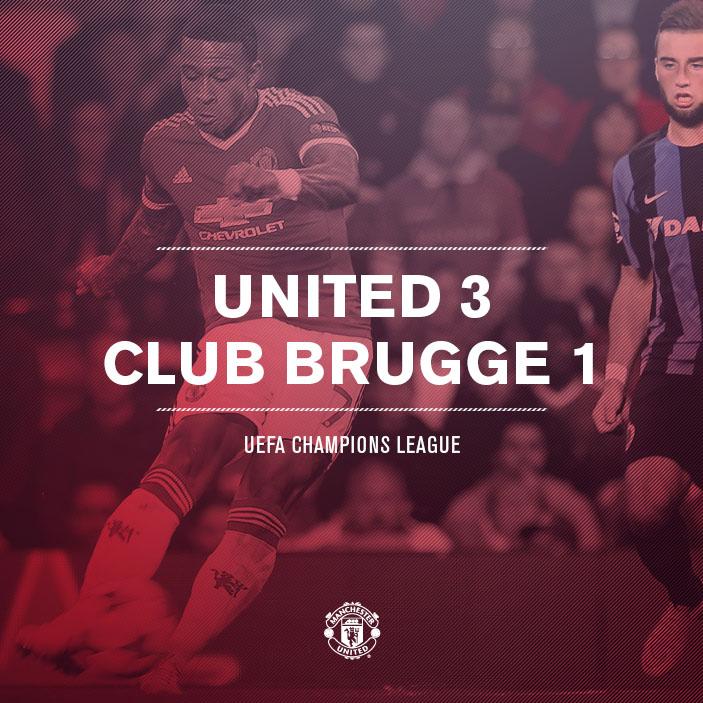The two sides meet again in Belgium on Wednesday 26 August, with kick-off at 19:45 BST. #mufc