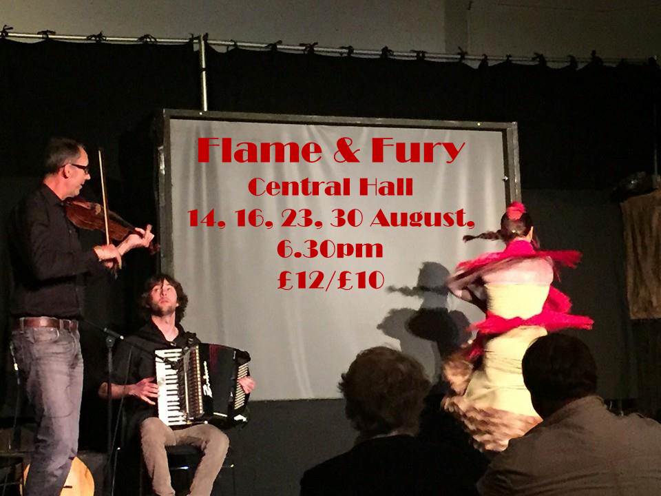 HispanicArtsSco's tweet photo. Olé 4Star Review Flame&amp;Fury @EdiGuide Fantasticfestivalconcoction! Don't miss us @justFestival http://t.co/BClvIc2c3C http://t.co/F8WBQiG1oz