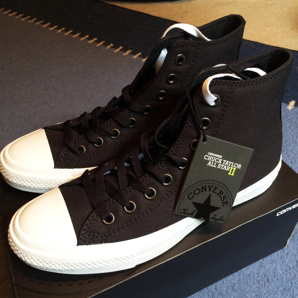 LethalChris's tweet photo. YESSS!!! These arrived today. :) @converse #Converse #ChuckTaylor #AllStarII http://t.co/LoA9iX6zbx