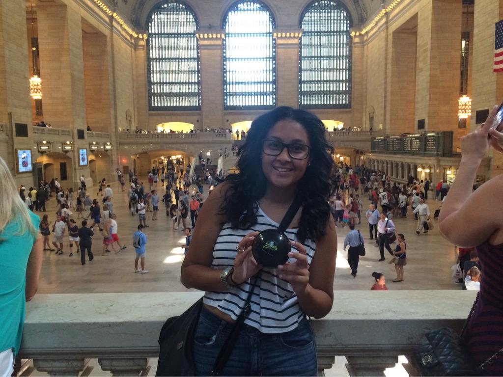 LittleMix's tweet photo. Congrats, Ashley! She found the first #BlackMagic 8 ball. Stay tuned for our next clue, NYC! Mixers HQ x http://t.co/aB7AtATyEw