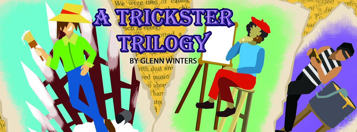 operaglenn's tweet image. New image from @vaopera Graphics Dept. for my latest children's opera. #TricksterTrilogy #opera