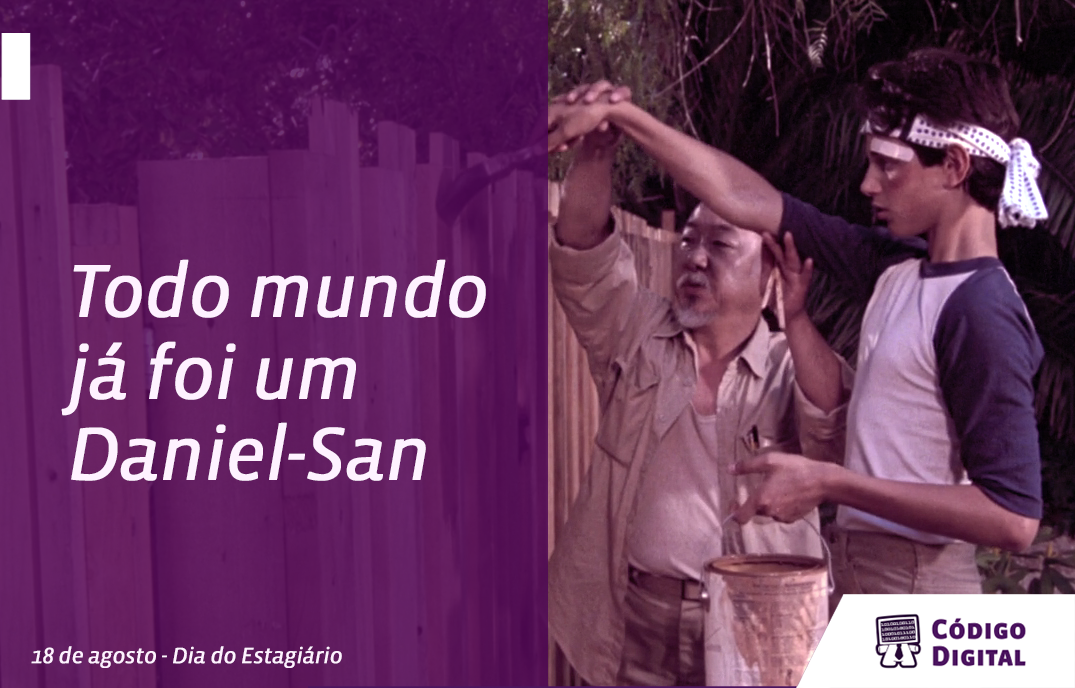 codigodigital's tweet photo. Daniel-san, o primeiro grande estagiário! #DiaDoEstagiário http://t.co/RKMxE1IphL