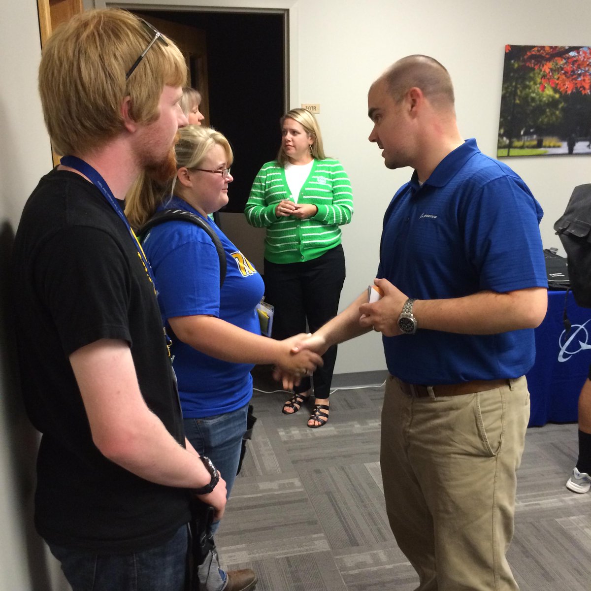 HireMiners's tweet photo. We love meeting new students! @MissouriSandT @SandT_OWeek #OpeningWeek2015 http://t.co/rkpIj5zsik