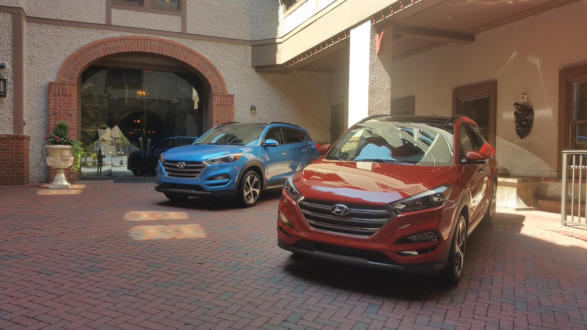 DiscoverSWAYPR's tweet photo. Our SWAY PR team ready to kick off the Hyundai #NewTucson Regional Launch in Asheville, NC. #TheSwayWay http://t.co/3iEFj83wyi