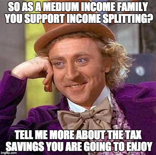 check_your_head's tweet photo. What is "income splitting" anyway? Lunchtime read: http://t.co/Ly0kP1Y51T #DemocracyCheck #cndpoli #elxn42 @ccpa http://t.co/k3NJhruWK8