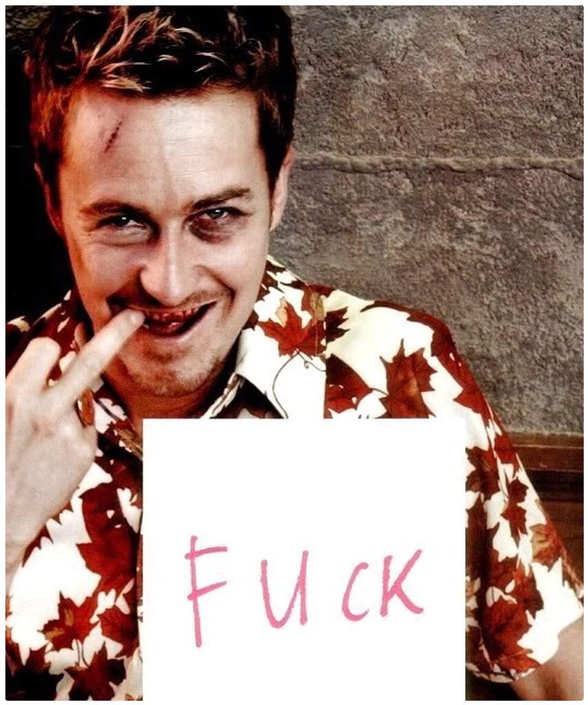 Happy Birthday Edward Norton
FIGHT CLUB at September 12th 