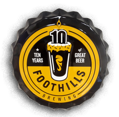 Put a piece of Foothills history on your wall - half price 10th Anniversary bottlecap tackers  goo.gl/bY2fAV