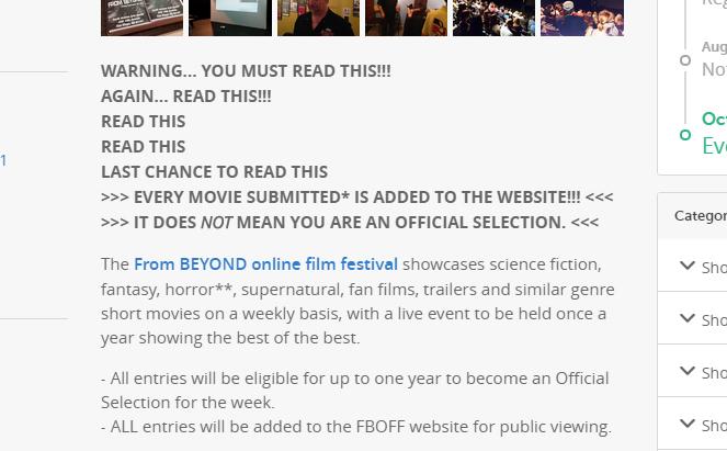 From BEYOND filmfest (@FromBeyondFF) / Posts / X