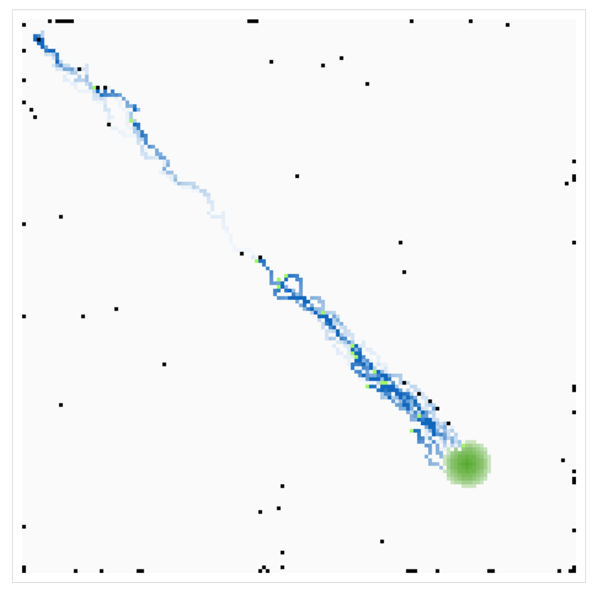 natureincode's tweet photo. Ants in JavaScript http://t.co/tawyssRYjj #natureincode http://t.co/YGz41iJv1p