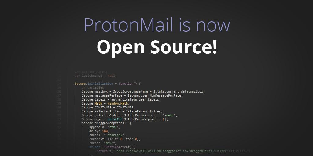 ProtonPrivacy's tweet image. Privacy cannot exist without free/open software. This is why ProtonMail is Open Source! bit.ly/1hL77cJ