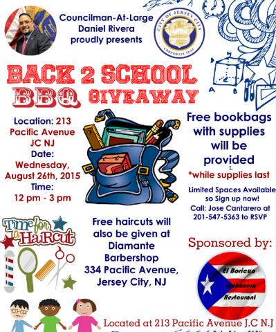 JCCALDR's tweet photo. It's that time again..BACK TO SCHOOL BOOK BAG GIVEAWAY W FREE HAIRCUT VOUCHER! RSVP while supplies last! http://t.co/JtocWdwHR4