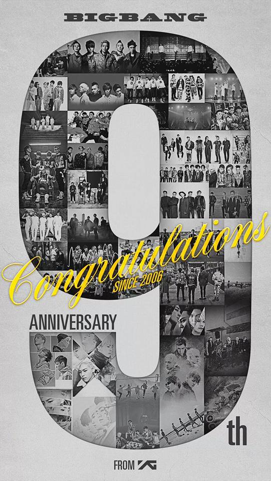 JulieChang18's tweet photo. BIGBANG - 9TH ANNIVERSARY]

originally posted by YG 💖 
#BIGBANG #빅뱅 #9THANNIVERSARY #VIP고객감동9주년 http://t.co/iRnZVwY4et