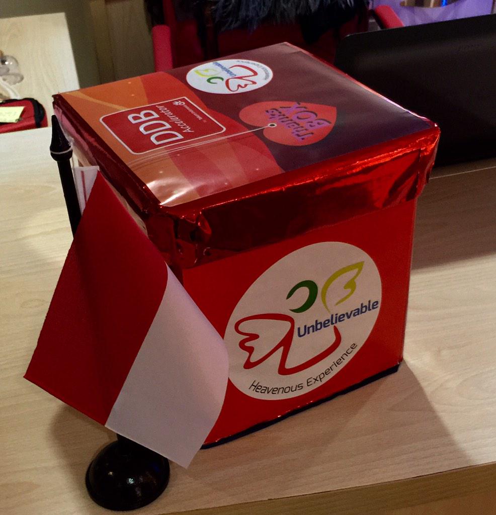 A_Sugiarto2015's tweet image. Smgt Pagee @ddbaccelerator ! Terus 3S support Strikers ya,tks THANKSBOX perbyk hargai karyawan smg makin 3S,Semangat👍