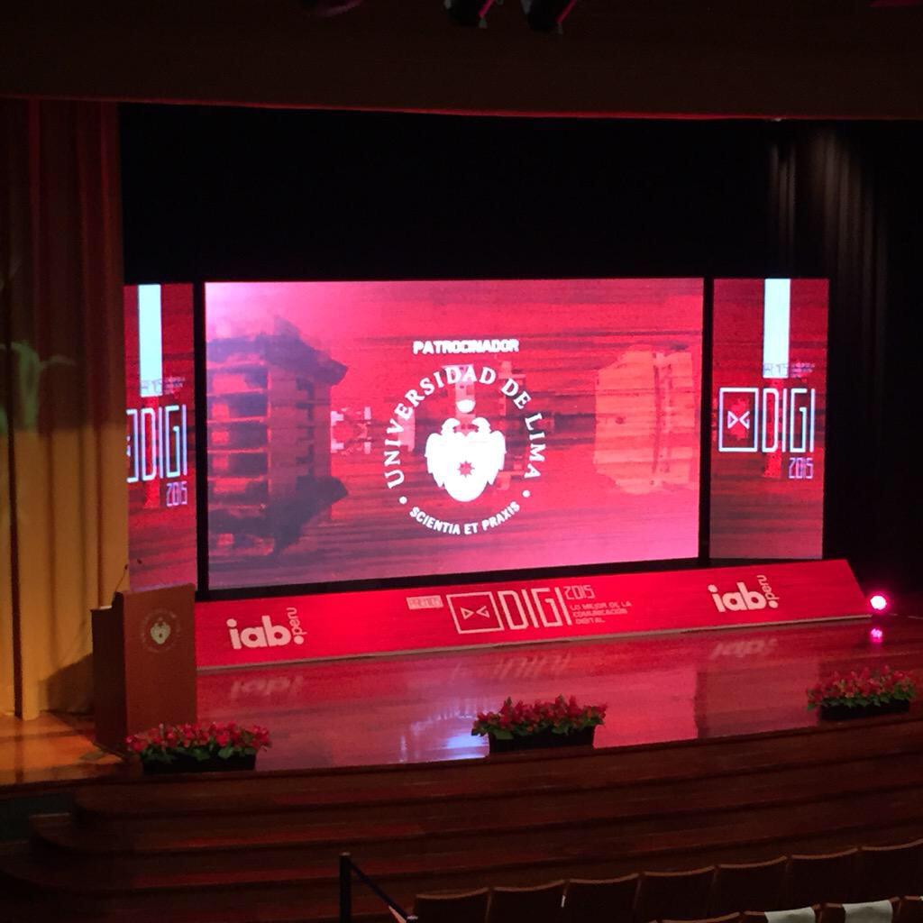 udelima's tweet image. #ULEventos En breve se dará inicio a los #PremiosDIGI2015 en la @udelima
