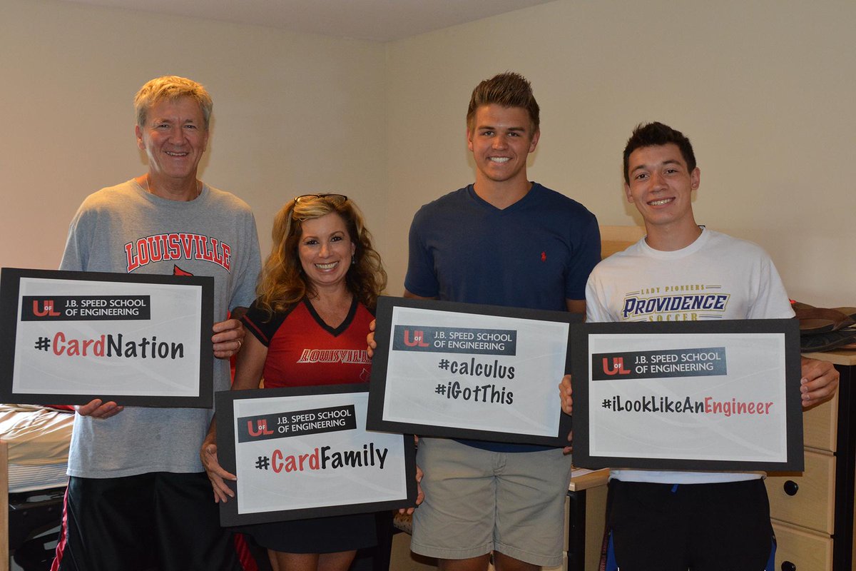 UofLSpeedEng's tweet photo. It's what every family needs #MoreEngineers #LifeTakesEngineering #GoCards http://t.co/o0jb9vQWiv