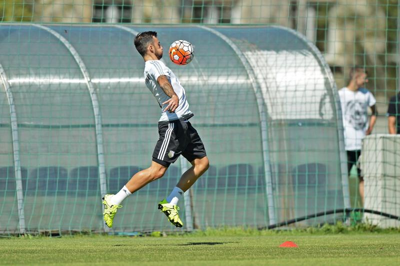 Ivan Trichkovski at a training; photo: Legia Ivan Trichkovski at a training; photo: Legia
