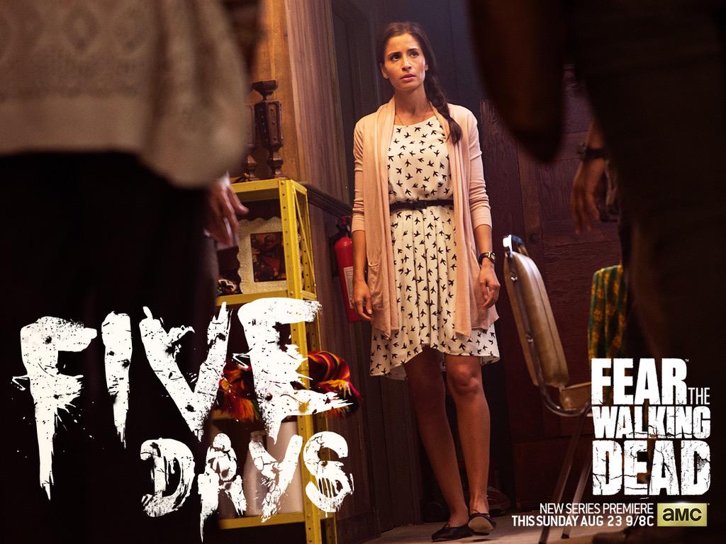 NewsOfTheDead's tweet photo. 5 DAYS.
RT if you can't wait! 
#FearTheWalkingDead http://t.co/A74xfs5Gly