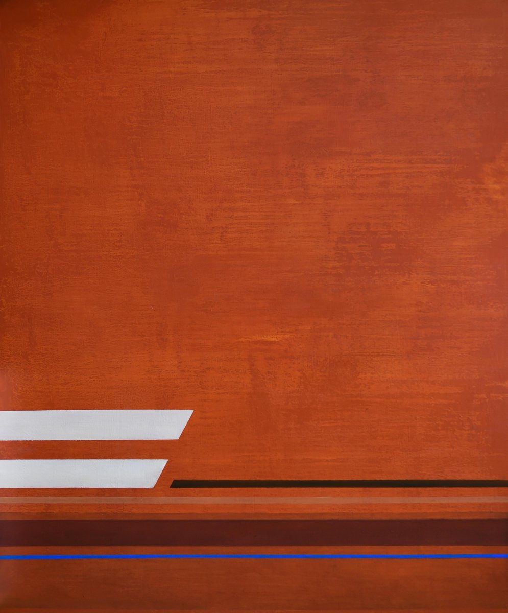 pascalbuffard's tweet image. #buffard #galerie   Juillet 2015  huile sur toile  Blood 70's"  120x100cm