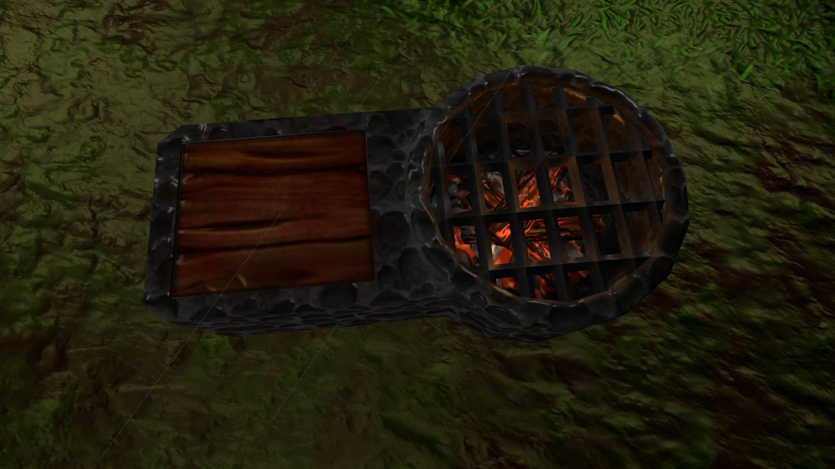 HubristicHermit's tweet image. #TUG Fire Pit Grill Mod  normal map and finished smoothing out texture seams, changed cutting board. Looking better