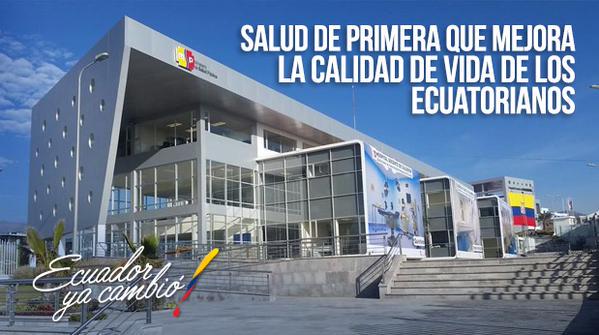 Melismachala's tweet photo. #EcuadorYaCambio, gozamos de #Salud gratuita para todos los ecuatorianos. http://t.co/iQL7MGa4K7