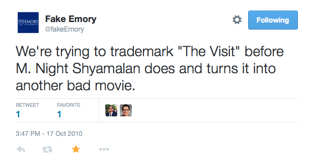 fakeEmory tweet picture