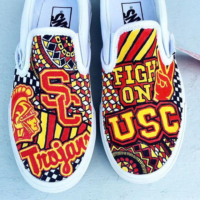 black vans usc