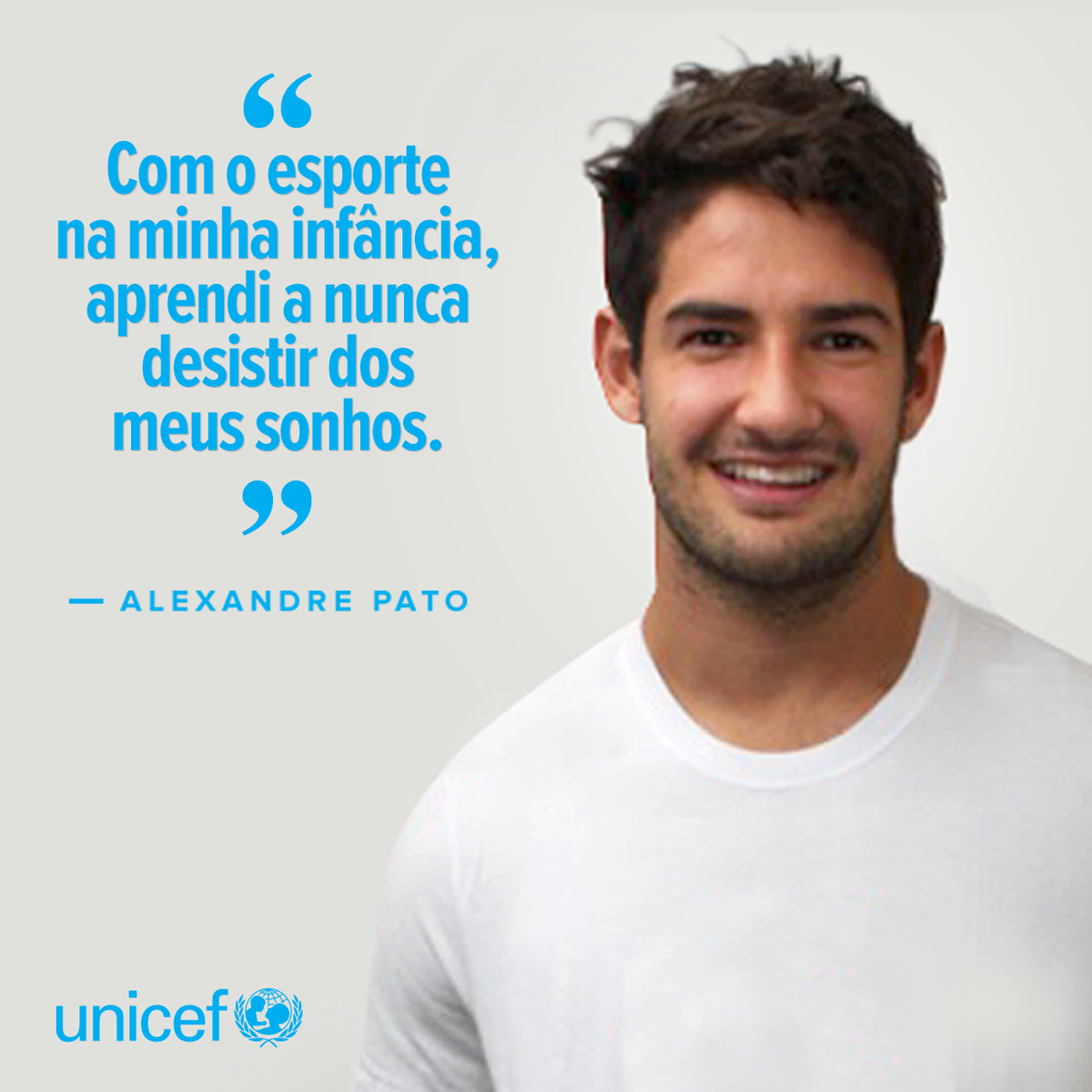 O @AlexandrePato contou um pouco de como o esporte foi importante na sua infância. Conheça: vamosjogar.info/pt/?p=7449