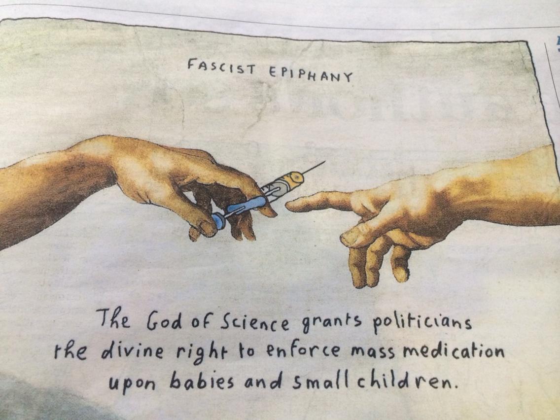 Leunig S Anti Vaccination Stance Reveals The Fantasy World He Lives In