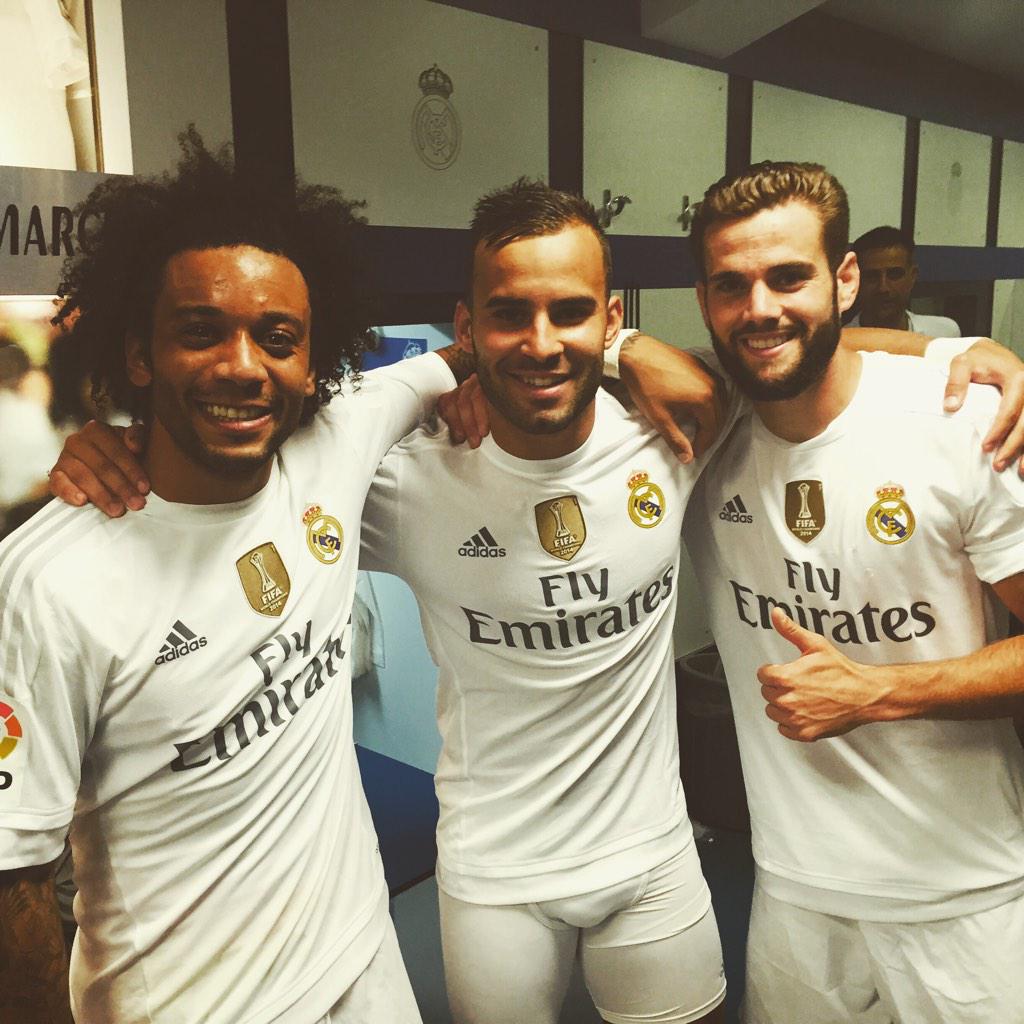 JeseRodriguez10's tweet photo. Gran partido equipo y que dos golazos de @nachofi1990 y @MarceloM12 http://t.co/rvWzwlnHC8